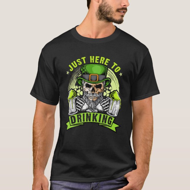 Camiseta Hombres que beben el Día de los Patrocinadores, Ce (Anverso)