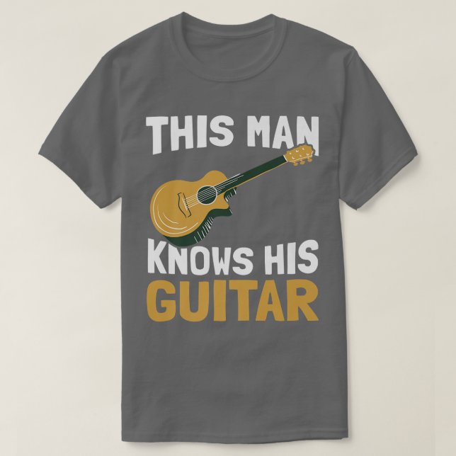Camiseta Hombres que conoce a su guitarrista (Diseño del anverso)