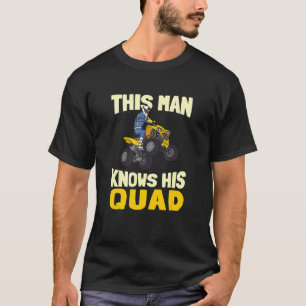 Camiseta Hombres que conoce su cuádruple ciclismo en toda T