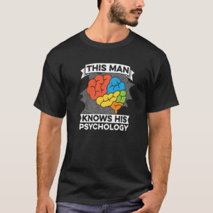 Camiseta Hombres que conoce su escuela de terapia psicológi