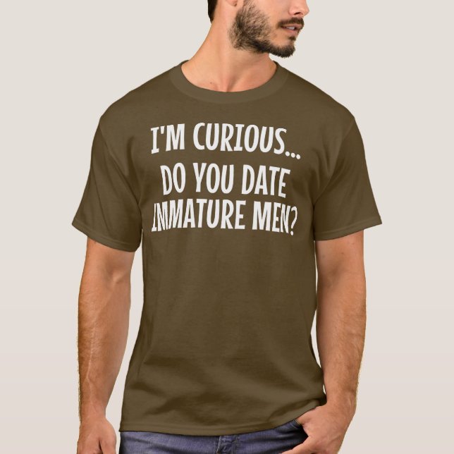 Camiseta Hombres Que Dan, Estoy Curioso. ¿Se salen con homb (Anverso)