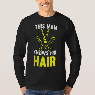 Camiseta Hombres Que Este Hombre Conoce A Su Barbersh
