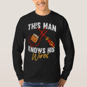 Camiseta Hombres Que Este Hombre Conoce A Su Ingeniero Eléc