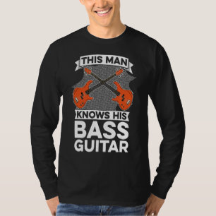 Camiseta Hombres que este hombre conoce a su loco músico Ba