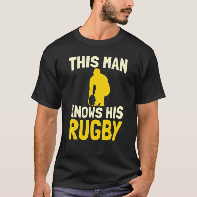 Camiseta Hombres que este hombre conoce su sindicato de la  (Anverso)