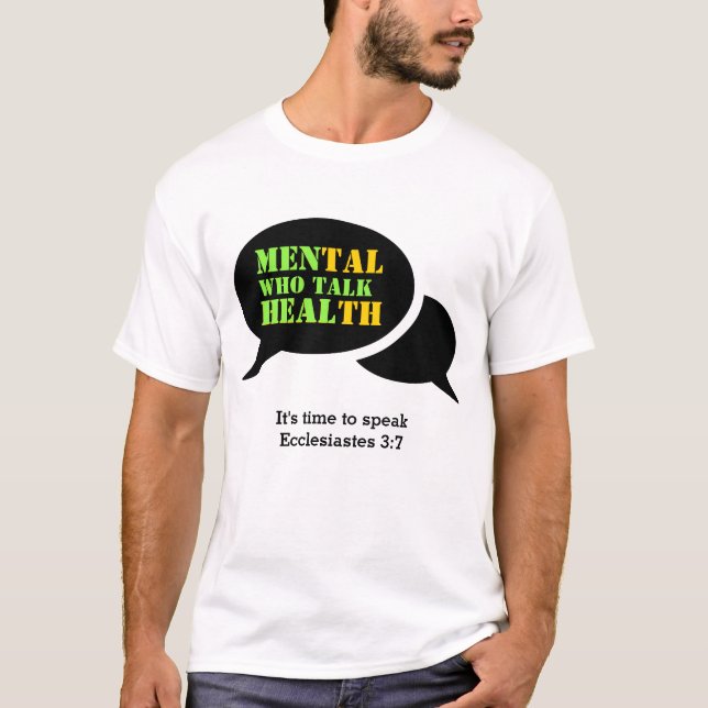 Camiseta HOMBRES QUE HABLAN DE SALUD Personalizada (Anverso)