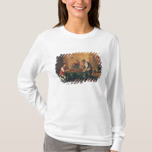 Camiseta Hombres que juegan a backgammon en una taberna