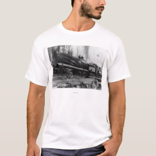 Camiseta Hombres que llevan del tren de registración y