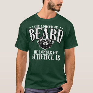Camiseta Hombres que más larga barba que mi paciencia es F