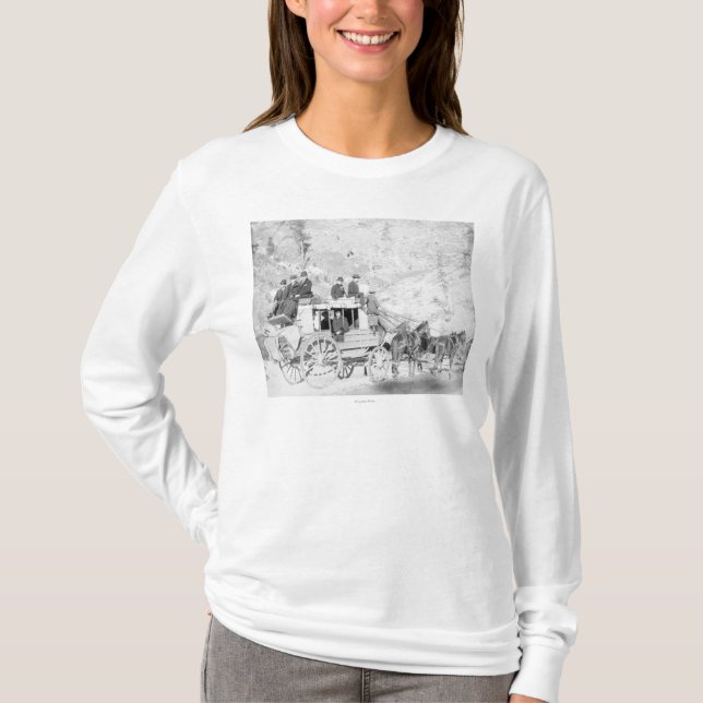 Camiseta Hombres que se sientan en "una fotografía del (Anverso)