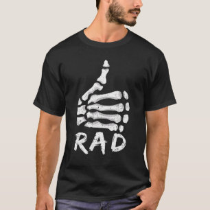 Camiseta Hombres Rad Skeleton Radiology Tech X Ray