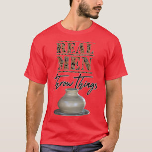 Camiseta Hombres Reales Arrojan Cosas Ruedas De Cerámica Gr
