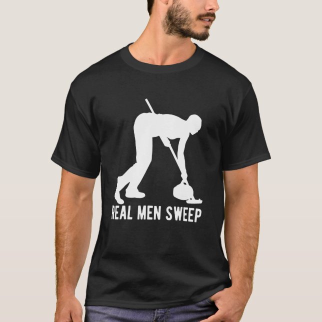 Camiseta Hombres Reales Barran Curler Curler Curler Ice Cur (Anverso)