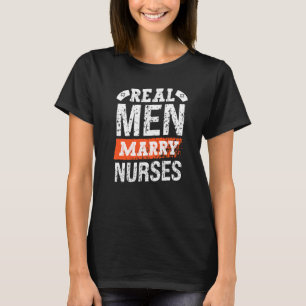 Camiseta Hombres Reales Casados Enfermeras Enfermeras Rn Ho