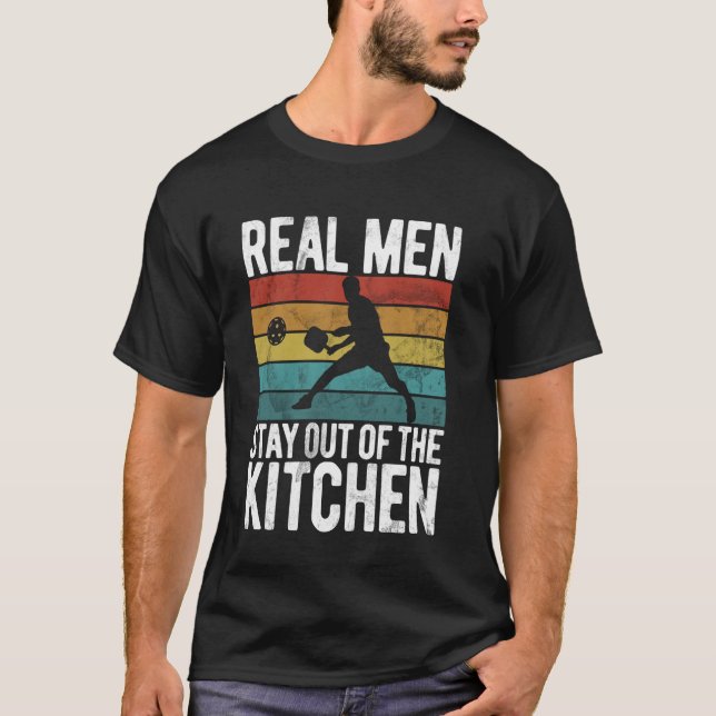 Camiseta Hombres reales divertidos se mantienen fuera de la (Anverso)