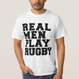 Camiseta Hombres Reales Juegan Al Rugby