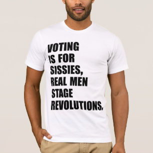 Camiseta Hombres reales, revoluciones reales