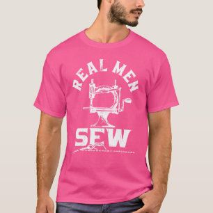 Camiseta Hombres Reales Sew Vintage Chainstike Scoser Máqui