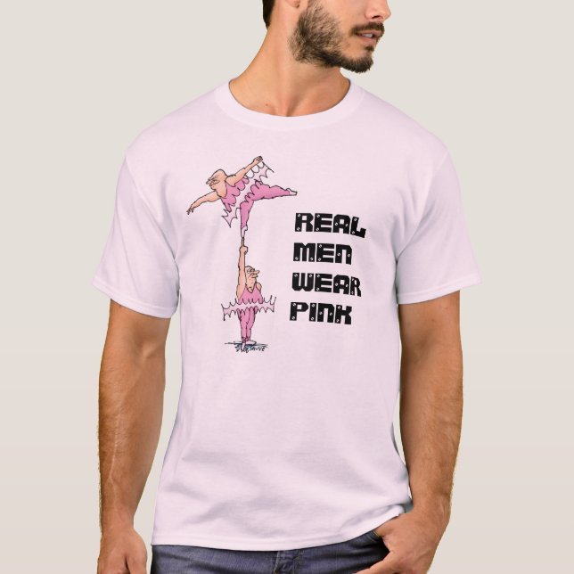 Camiseta Hombres Reales Usan Camisas De Ballet De Grasa Ros (Anverso)