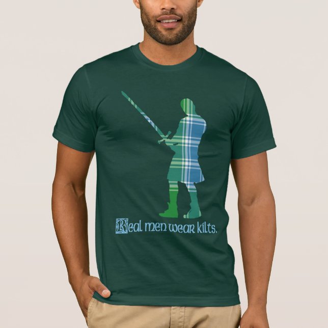 Camiseta Hombres Reales Usan Kilómetros MacDonald Scottish  (Anverso)