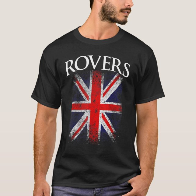 Camiseta Hombres rebuscan la vieja bandera británica (Anverso)