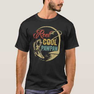 Camiseta Hombres Reel Cool Pawpaw Ama La Pesca