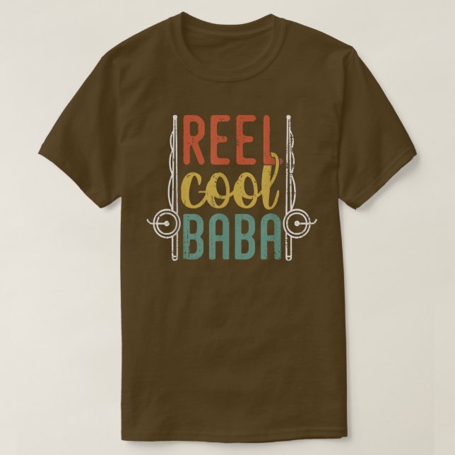 Camiseta Hombres Reel Guay Baba Funny Pescadores Día Peces (Diseño del anverso)