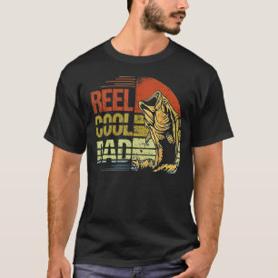 Camiseta Hombres Reel Guay Dad Vintage el Día del Padre Pes