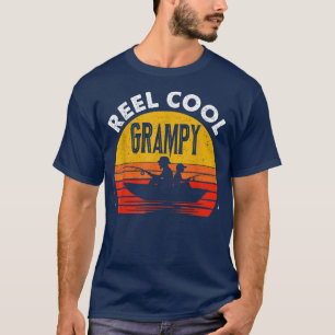 Camiseta Hombres Reel Guay Grampy Vintage Funny Fathers Day