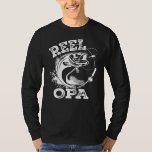 Camiseta Hombres Reel Guay Opa Pescando gafas de sol padre'