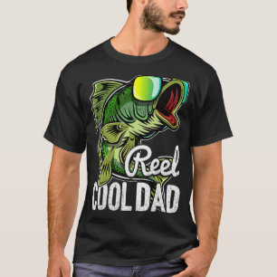 Camiseta Hombres Reel Guay Papá Pescando gafas de sol Padre