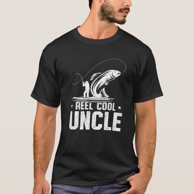 Camiseta Hombres Reel Guay Tío Pesca (Anverso)