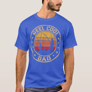 Camiseta Hombres Reel Vintage Guay Papá Pescado Fútbol Fund