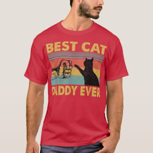 Camiseta Hombres Regalo del Día del Padre Mejor Papi Gato V
