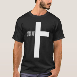 Camiseta Hombres religiosos Mujeres Cristianas Cruz Moda