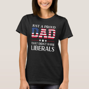 Camiseta Hombres Republicanos Anti Liberales Papá Ee. Padre