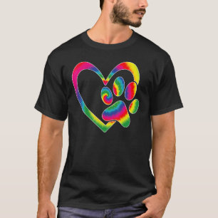 Camiseta Hombres Rescate Animal Perro Gato Paw Cardilla Imp