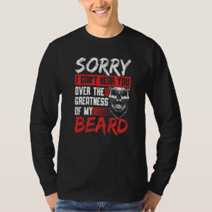 Camiseta Hombres Retro Antiguo Barba Barbudo