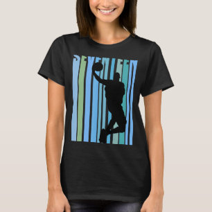 Camiseta Hombres retro baloncesto 17 cumpleaños niños chico