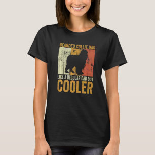 Camiseta Hombres Retro El Día De Los Padres Collie Dad Dog 
