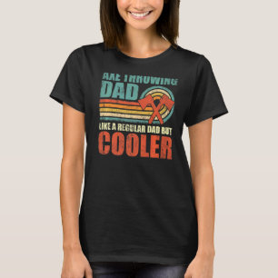 Camiseta Hombres retro estilo vintage hacha a papá padre