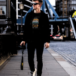 Camiseta Hombres retro fundados por papá