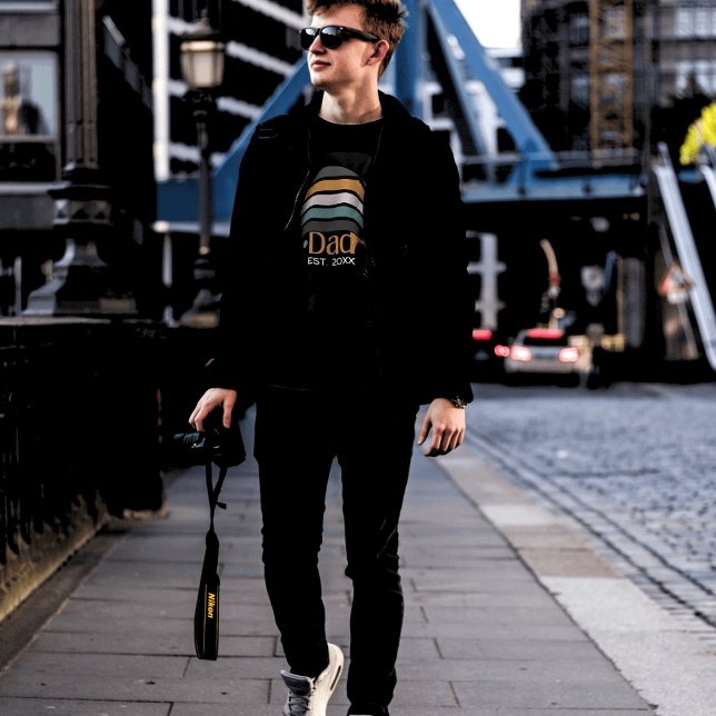 Camiseta Hombres retro fundados por papá (Subido por el creador)