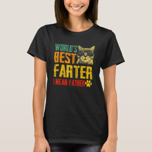 Camiseta Hombres Retro Mejor Pedorreta del Mundo Quise Deci