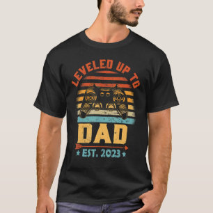 Camiseta Hombres Retro Nivelado Hasta Papá 2023 Gaming Game