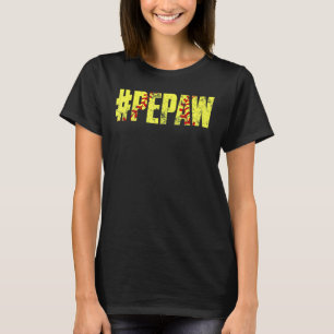 Camiseta Hombres Retro Padres Día Hombres Softbol Pepaw Sof