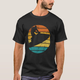 Camiseta Hombres Retro Ski Jet Hombres Mujeres Deportes Náu