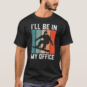 Camiseta Hombres Retro Snowboarding Para Hombres Winter Spo