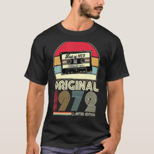 Camiseta Hombres retro vintage de 1972 de 50 años