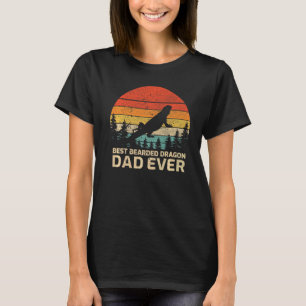 Camiseta Hombres Retro Vintage Mejor Dragón con Cabeza